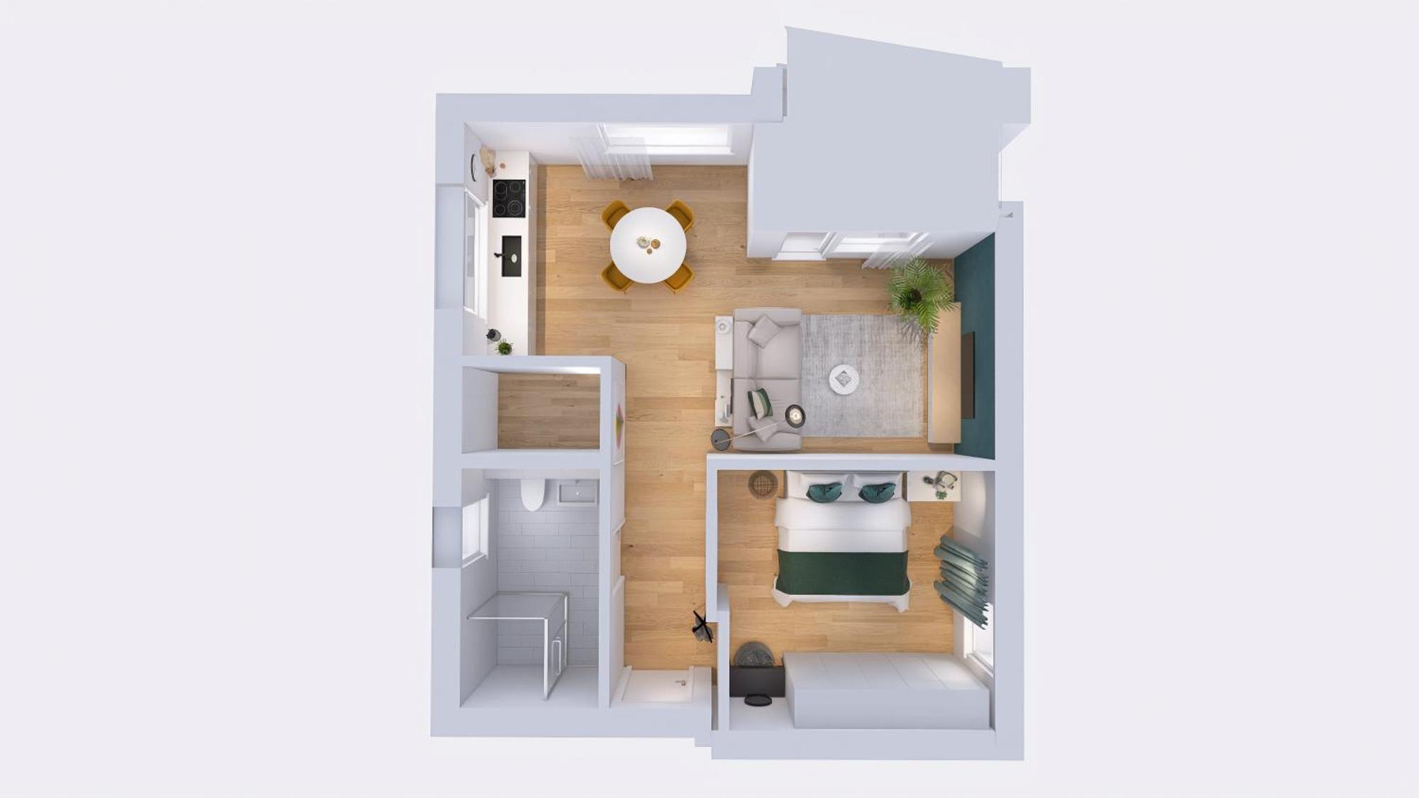 Apartmenthaus Am Kaiser-Wilhelm-Park Detmold Dış mekan fotoğraf