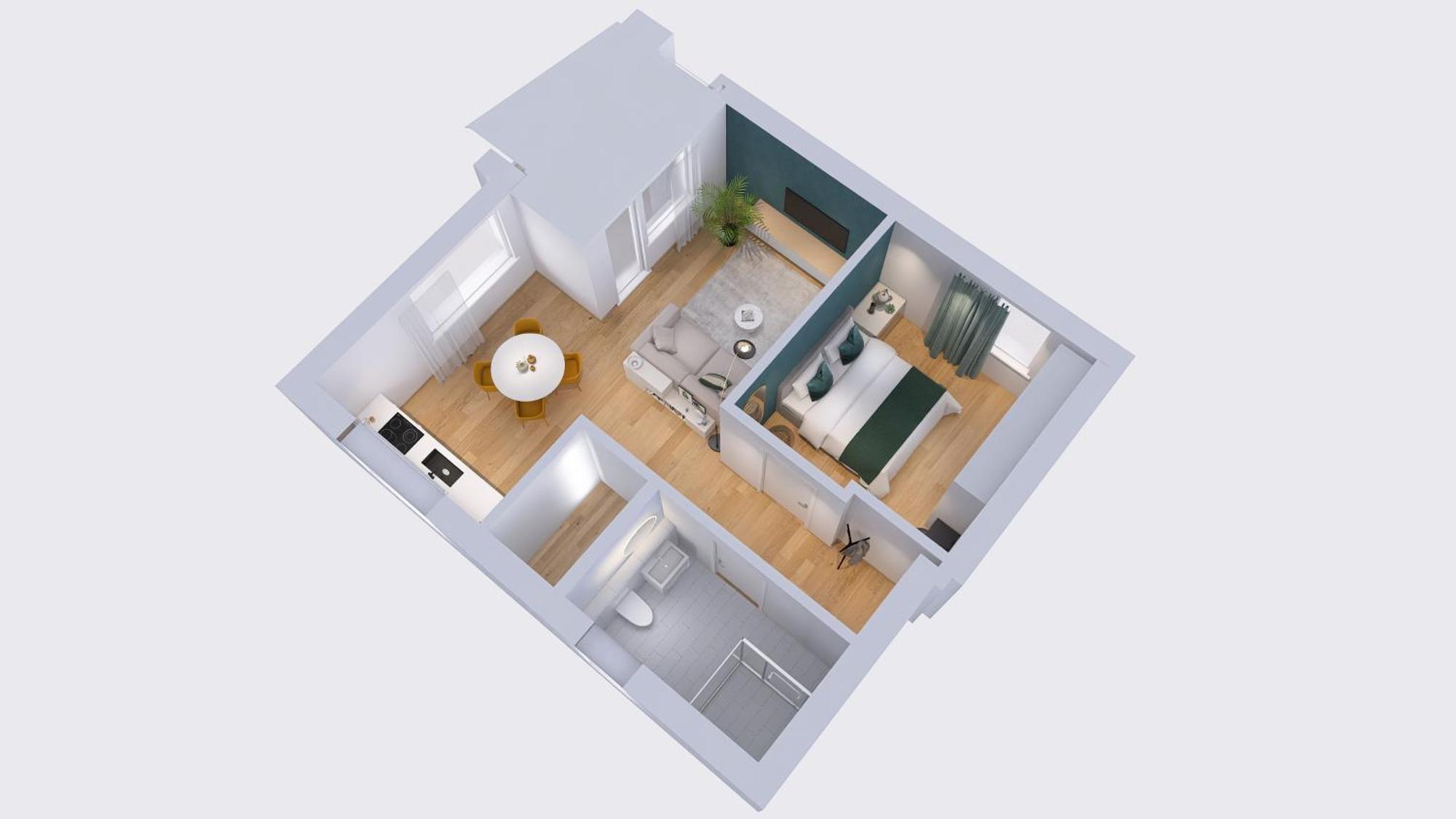 Apartmenthaus Am Kaiser-Wilhelm-Park Detmold Dış mekan fotoğraf